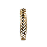39" Gold Aluminum Pierced Geometric Cylinder Floor Vase - Homeroots - Flyclothing LLC