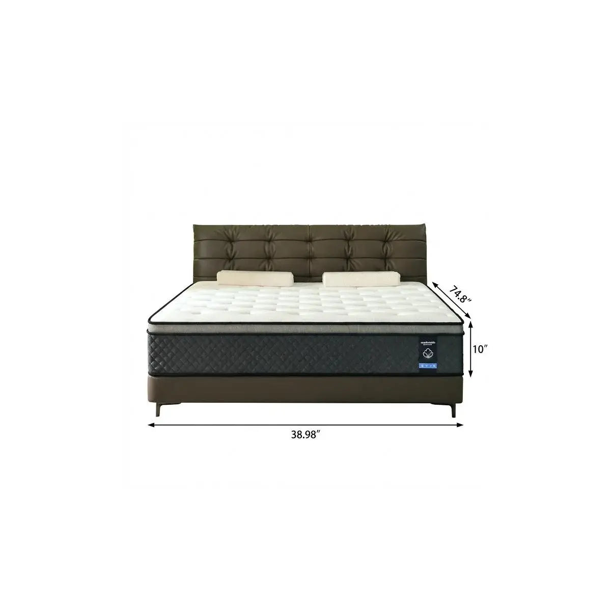10" Twin Foam Hybrid Mattress - Homeroots - Flyclothing LLC