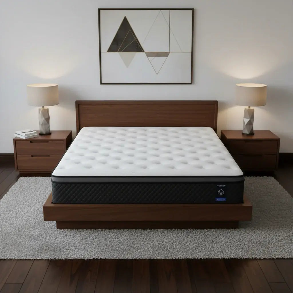 12" King Foam Hybrid Mattress - Homeroots - Flyclothing LLC