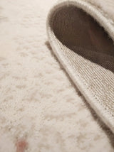 5' X 8' Gray Ivory And Pink Abstract Distressed Area Rug - Homeroots - Flyclothing LLC