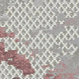 5' X 8' Gray Ivory And Pink Abstract Distressed Area Rug - Homeroots - Flyclothing LLC