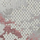 5' X 8' Gray Ivory And Pink Abstract Distressed Area Rug - Homeroots - Flyclothing LLC