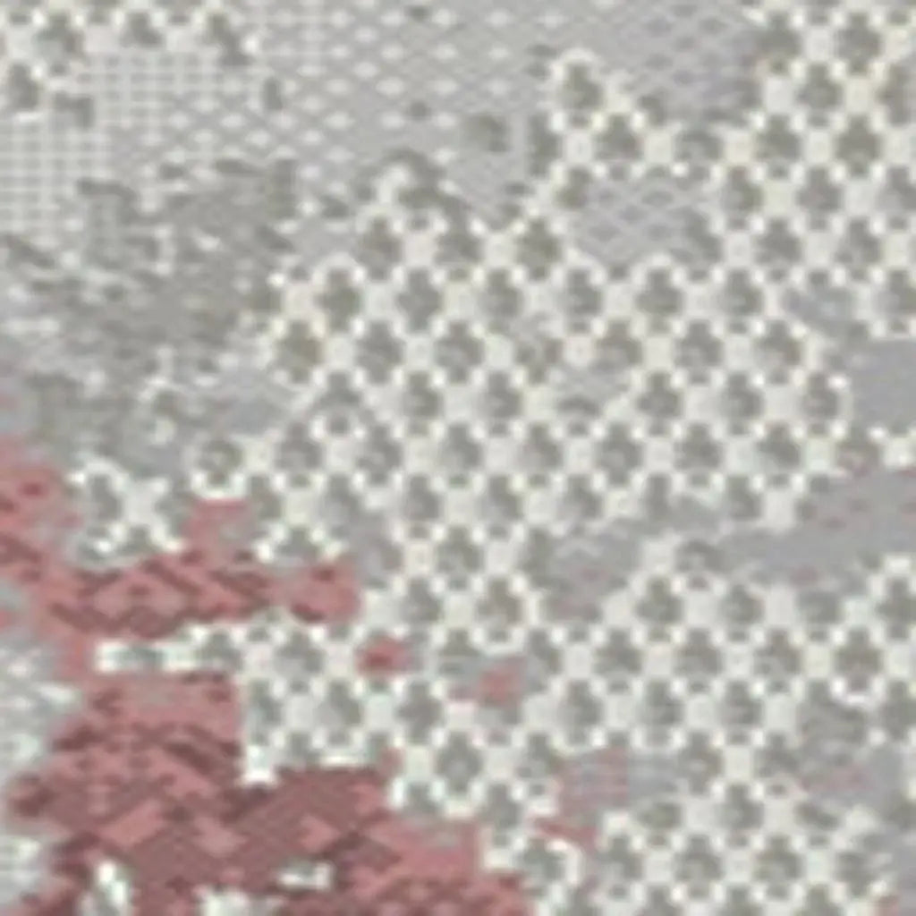 7' X 10' Gray Ivory And Pink Abstract Distressed Area Rug - Homeroots - Flyclothing LLC