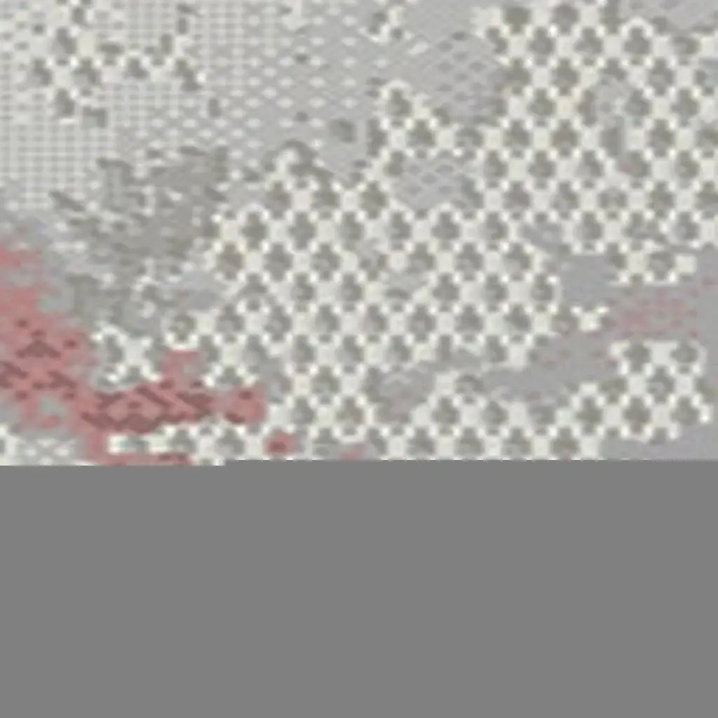 7' X 10' Gray Ivory And Pink Abstract Distressed Area Rug - Homeroots - Flyclothing LLC