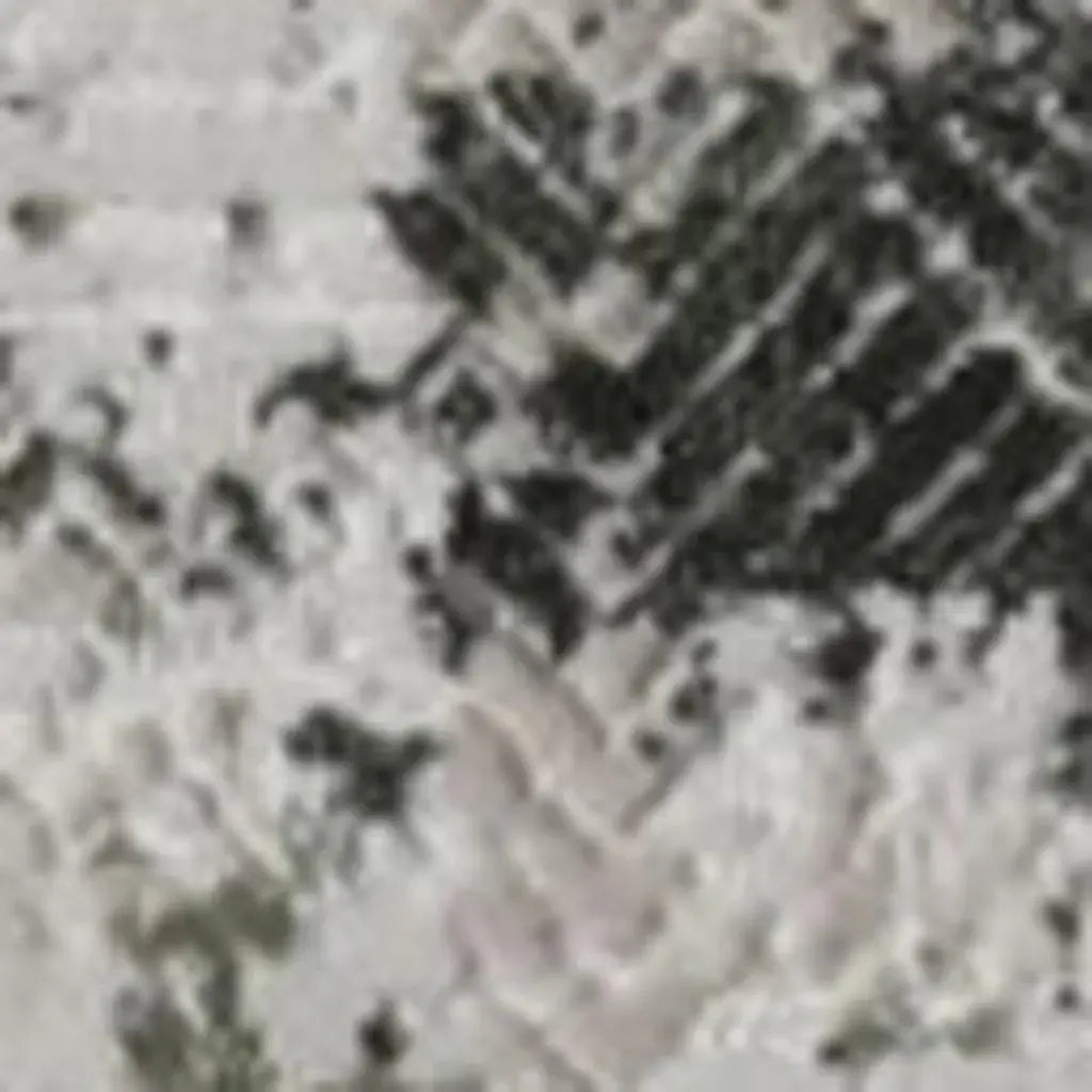 5' X 8' Gray And Green Abstract Distressed Area Rug With Fringe - Homeroots - Flyclothing LLC
