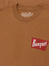 Coors Banquet Rodeo Bull Rider Front/Back T-Shirt - Brown Sugar