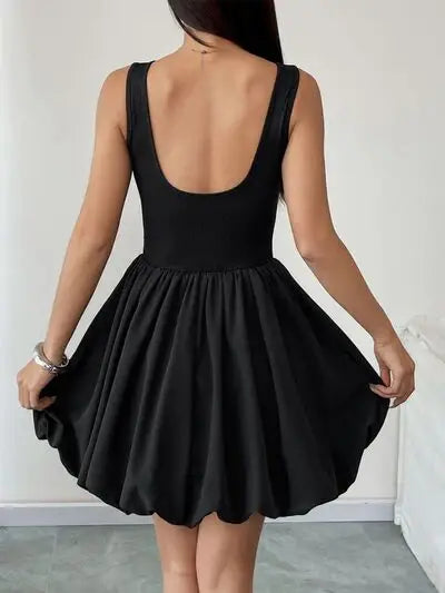 Perfee Ruched Sleeveless Mini Dress - Trendsi - Flyclothing LLC