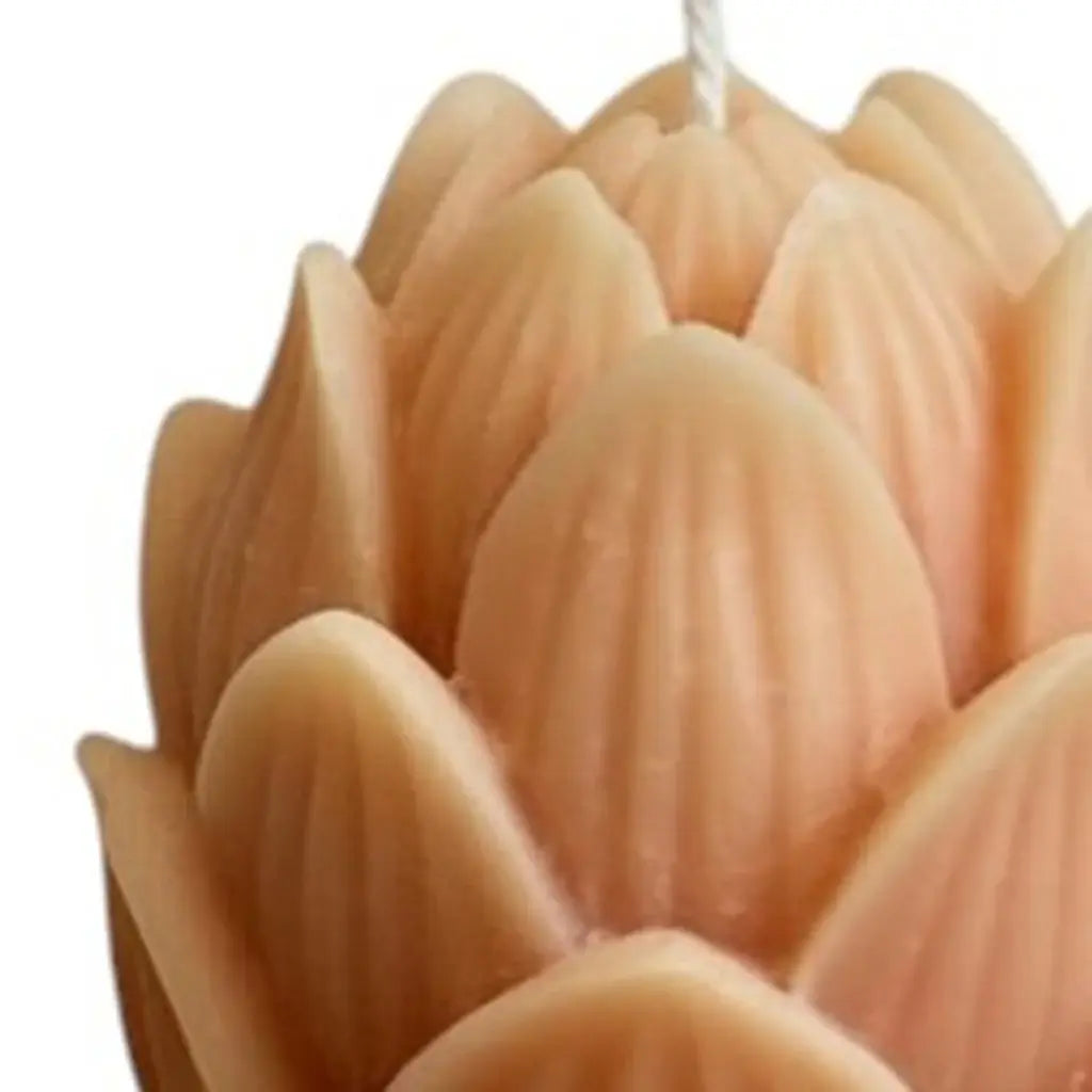 2" Orange Fruity Scented Dimensional Flower Candle - Homeroots - Flyclothing LLC