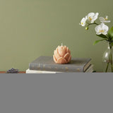 2" Orange Fruity Scented Dimensional Flower Candle - Homeroots - Flyclothing LLC