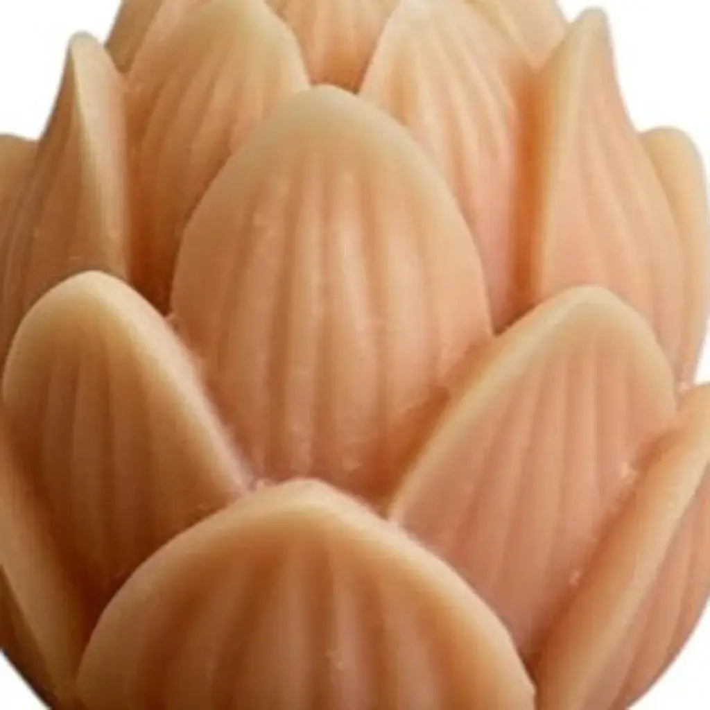 2" Orange Day at the Spa Scented Dimensional Flower Candle - Homeroots - Flyclothing LLC