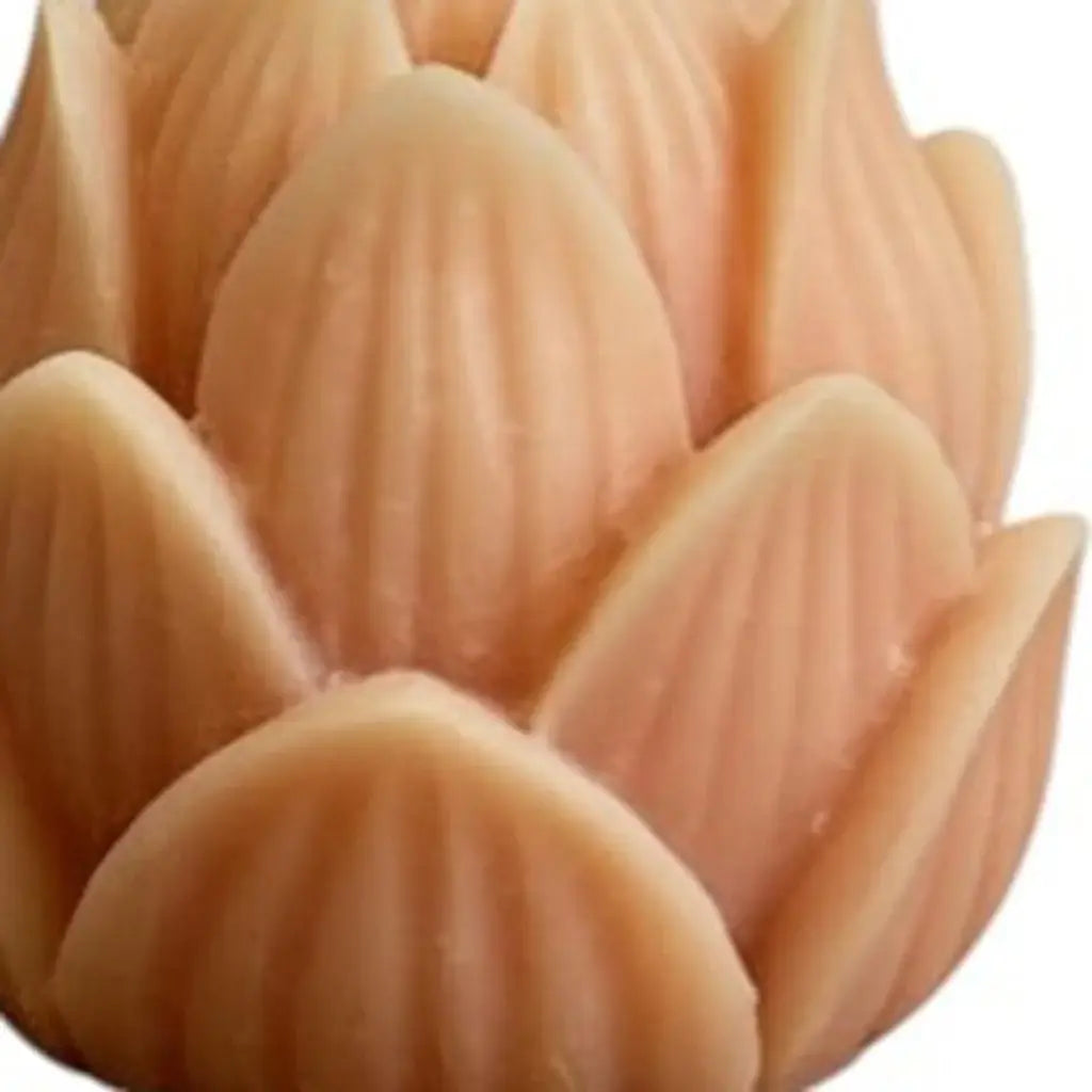 2" Orange Honeysuckle And Jasmine Scented Dimensional Flower Candle - Homeroots - Flyclothing LLC