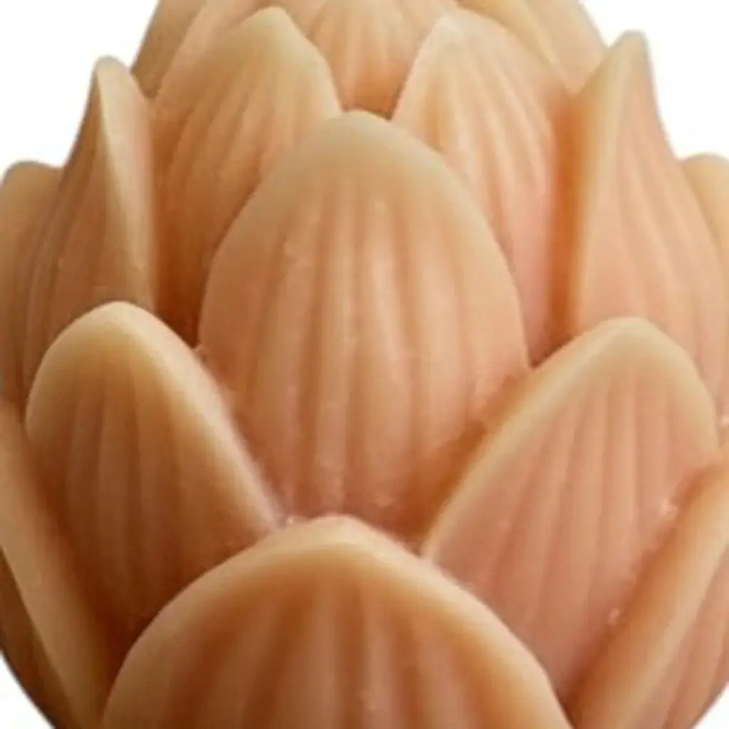 2" Orange Sea Salt And Orchid Scented Dimensional Flower Candle - Homeroots - Flyclothing LLC