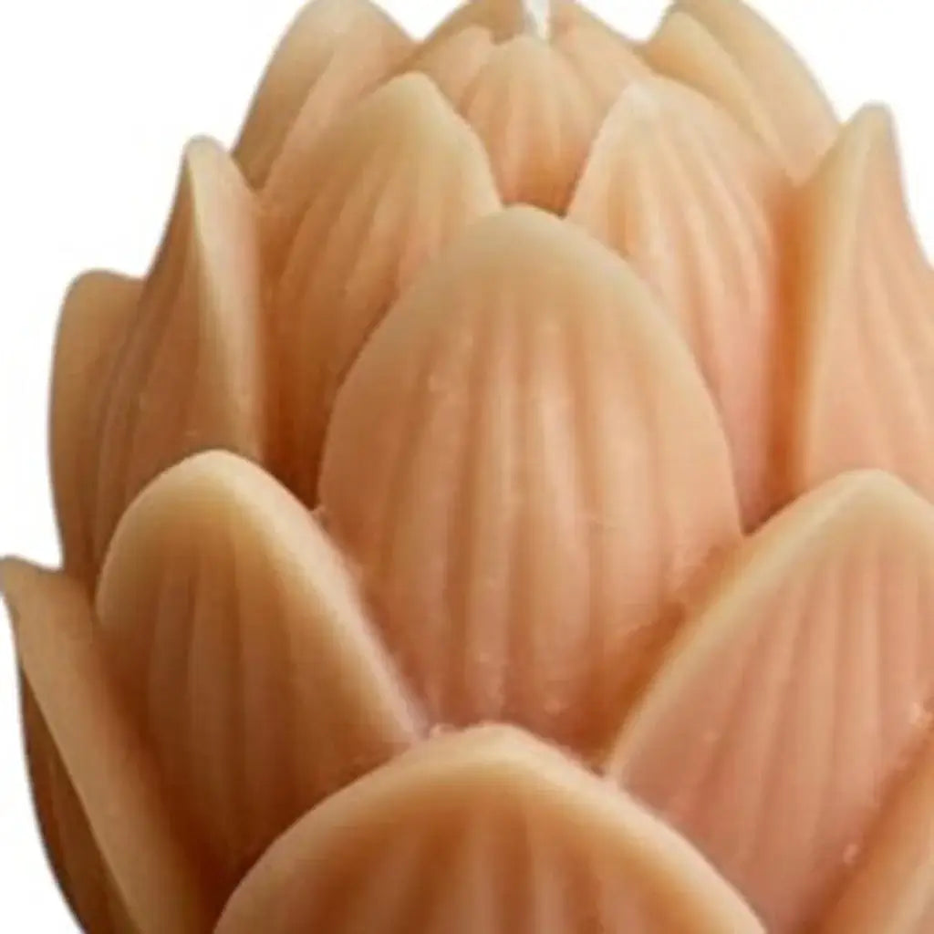 2" Orange French Market Scented Dimensional Flower Candle - Homeroots - Flyclothing LLC