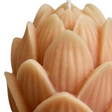 2" Orange Rose Petals Scented Dimensional Flower Candle - Homeroots - Flyclothing LLC