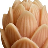 2" Orange Lily of the Valley Scented Dimensional Flower Candle - Homeroots - Flyclothing LLC
