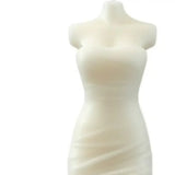 4" Ivory Rose Petals Scented Dimensional Form Candle - Homeroots - Flyclothing LLC