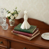 4" Ivory Love Scented Dimensional Form Candle - Homeroots - Flyclothing LLC