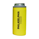 Philadelphia 76ers 12oz Cru Stacked Soft Touch Slim Coolie