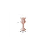 5" Pink Lily of the Valley Scented Dimensional Flower Candle - HomeRoots - Flyclothing LLC