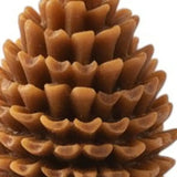 3" Brown Autumn Harvest Scented Dimensional Pinecone Candle - Homeroots - Flyclothing LLC