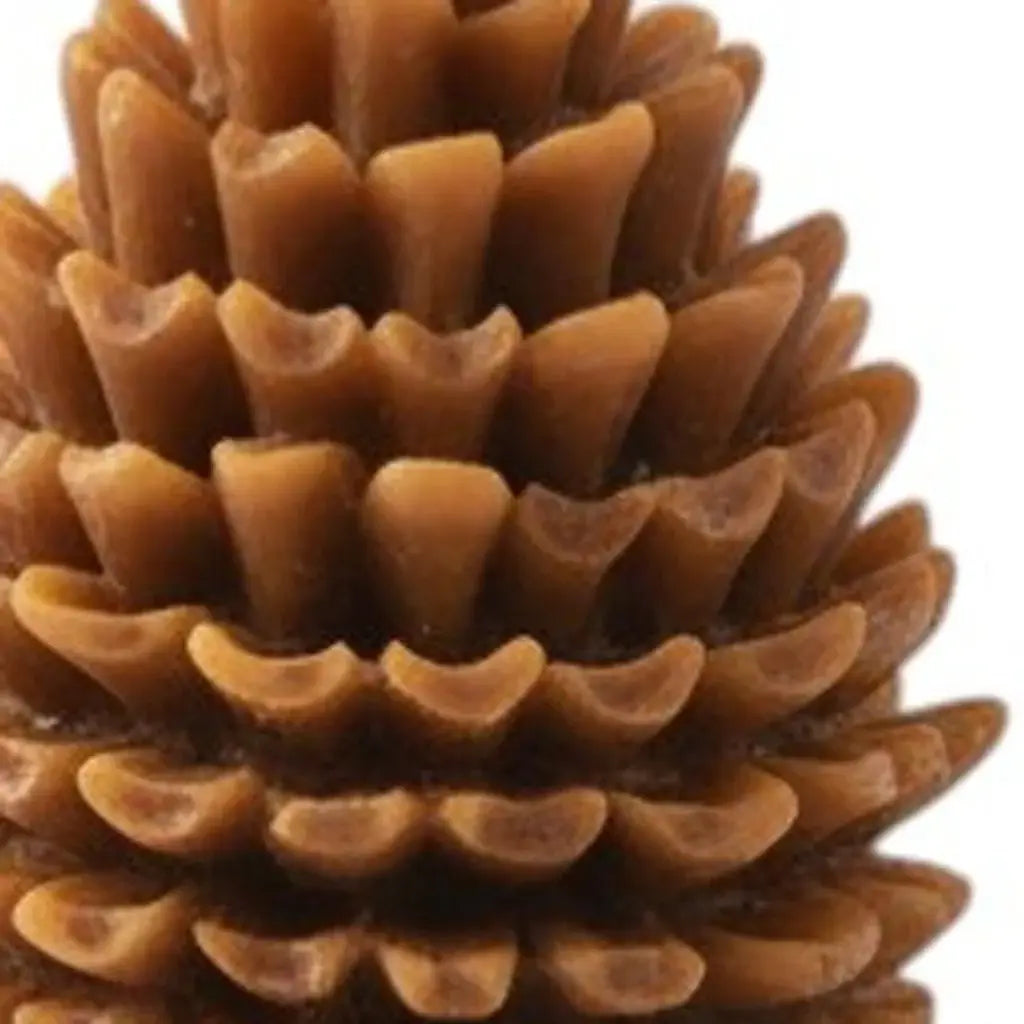 3" Brown Pumpkin And Latte Scented Dimensional Pinecone Candle - Homeroots - Flyclothing LLC