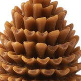 3" Brown Cinnamon Scented Dimensional Pinecone Candle - Homeroots - Flyclothing LLC