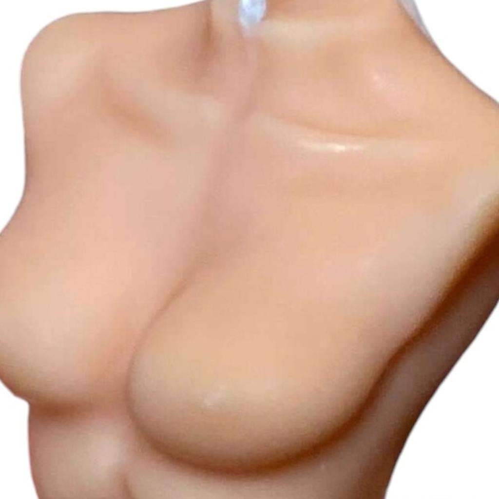 4" Natural Unscented Dimensional Female Form Candle - HomeRoots - Flyclothing LLC