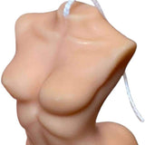 4" Natural Black Ice Scented Dimensional Female Form Candle - HomeRoots - Flyclothing LLC
