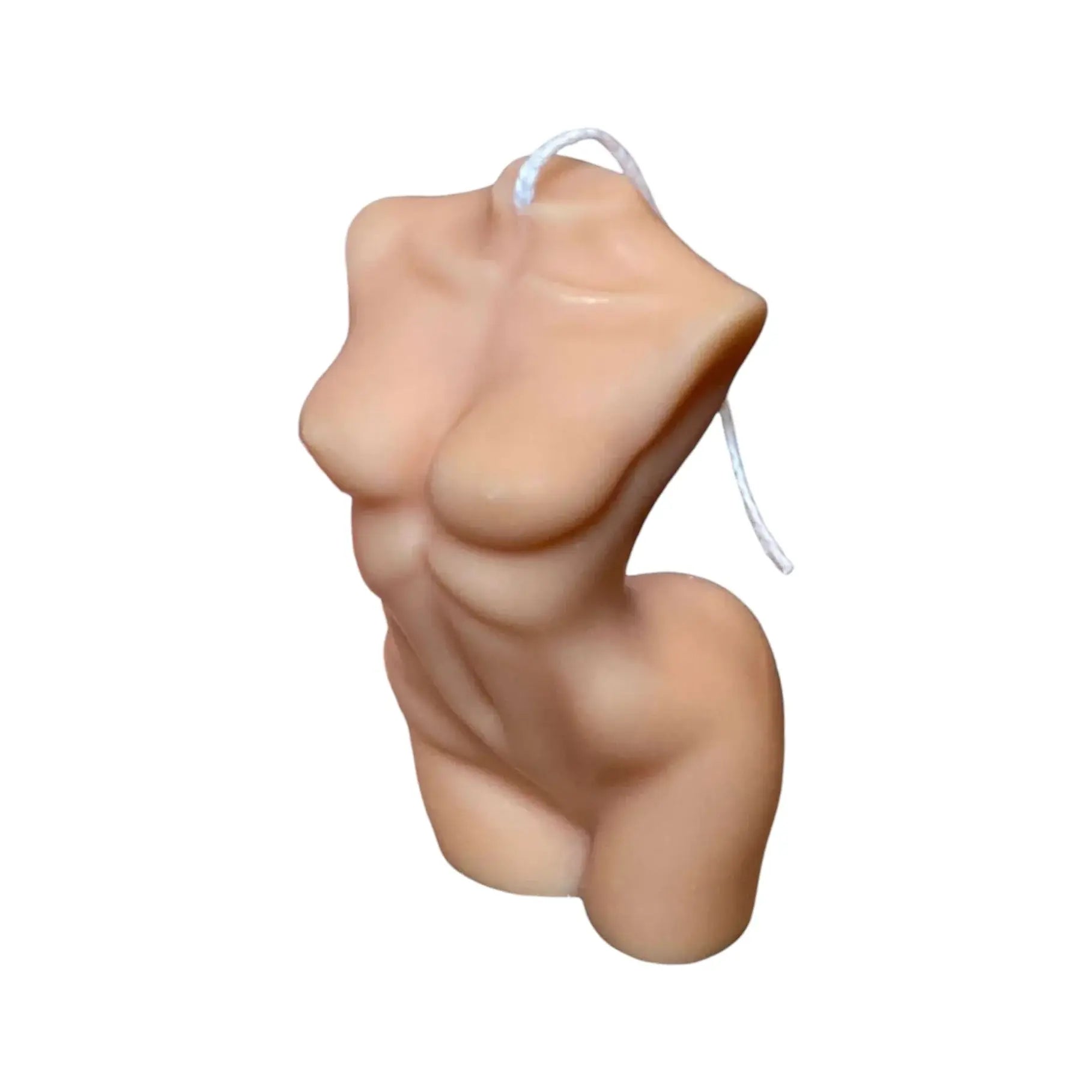 4" Natural Rose Petals Scented Dimensional Female Form Candle - Homeroots - Flyclothing LLC