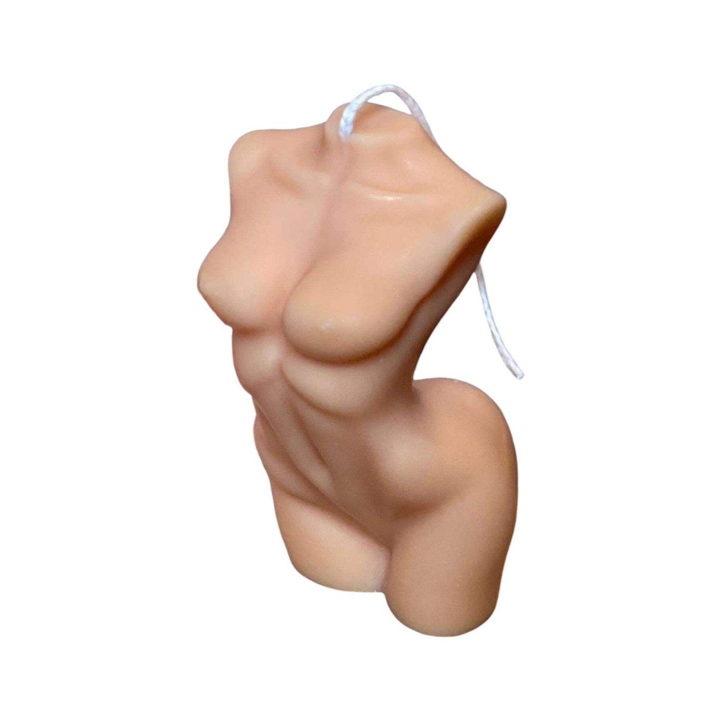 4" Natural Rose Petals Scented Dimensional Female Form Candle - HomeRoots - Flyclothing LLC
