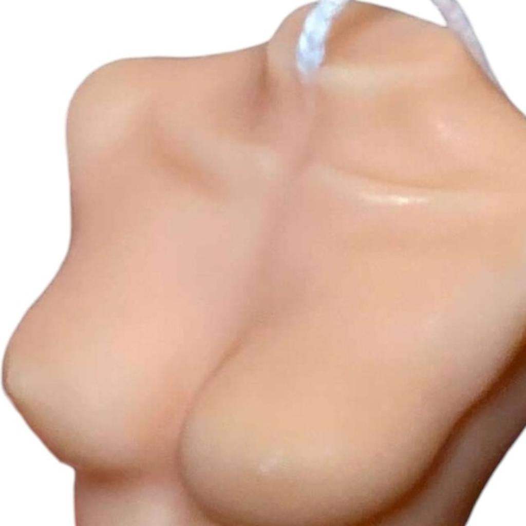 4" Natural Rose Petals Scented Dimensional Female Form Candle - HomeRoots - Flyclothing LLC