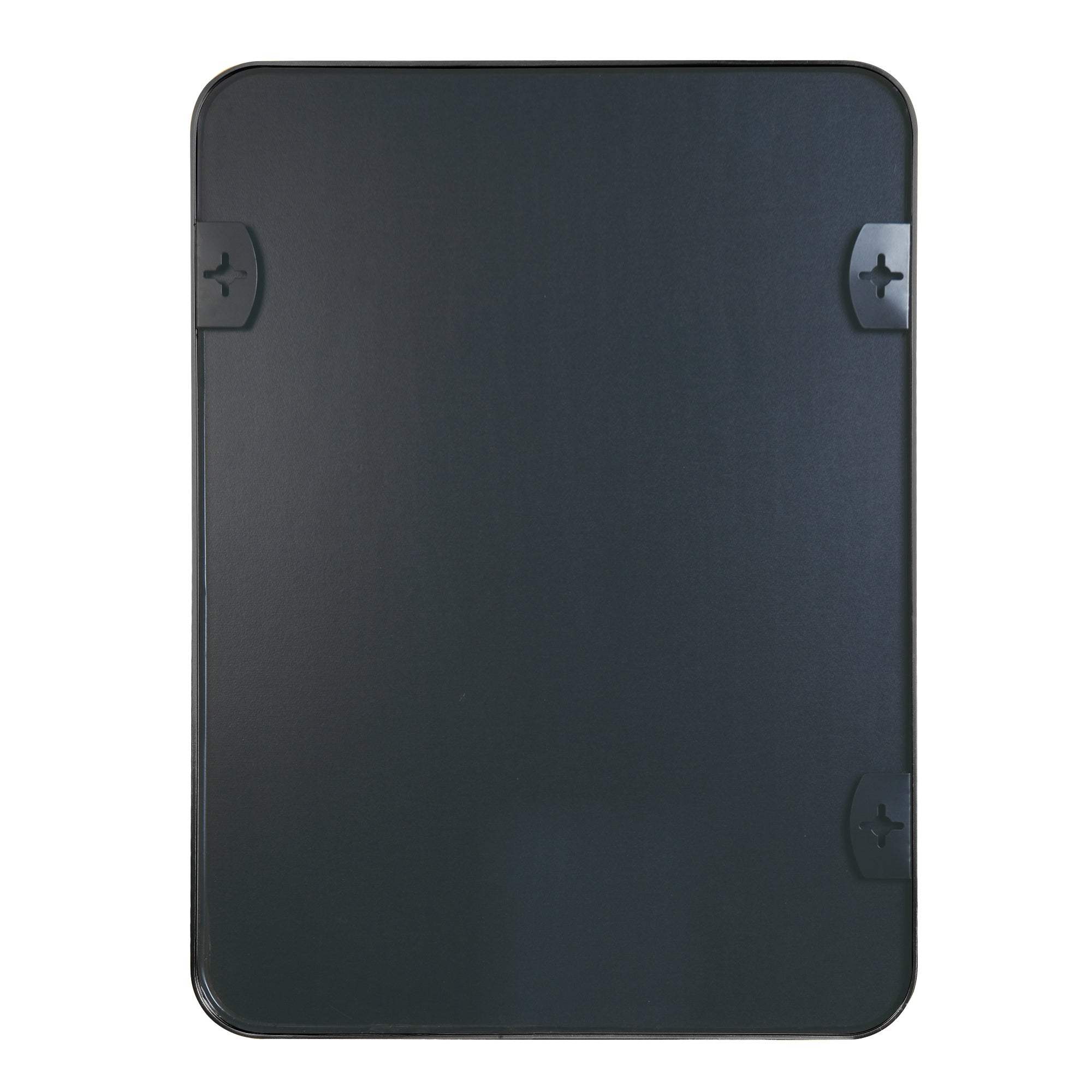 36" Black Aluminum Framed Accent Mirror - HomeRoots - Flyclothing LLC
