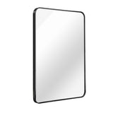 36" Black Aluminum Framed Accent Mirror - HomeRoots - Flyclothing LLC
