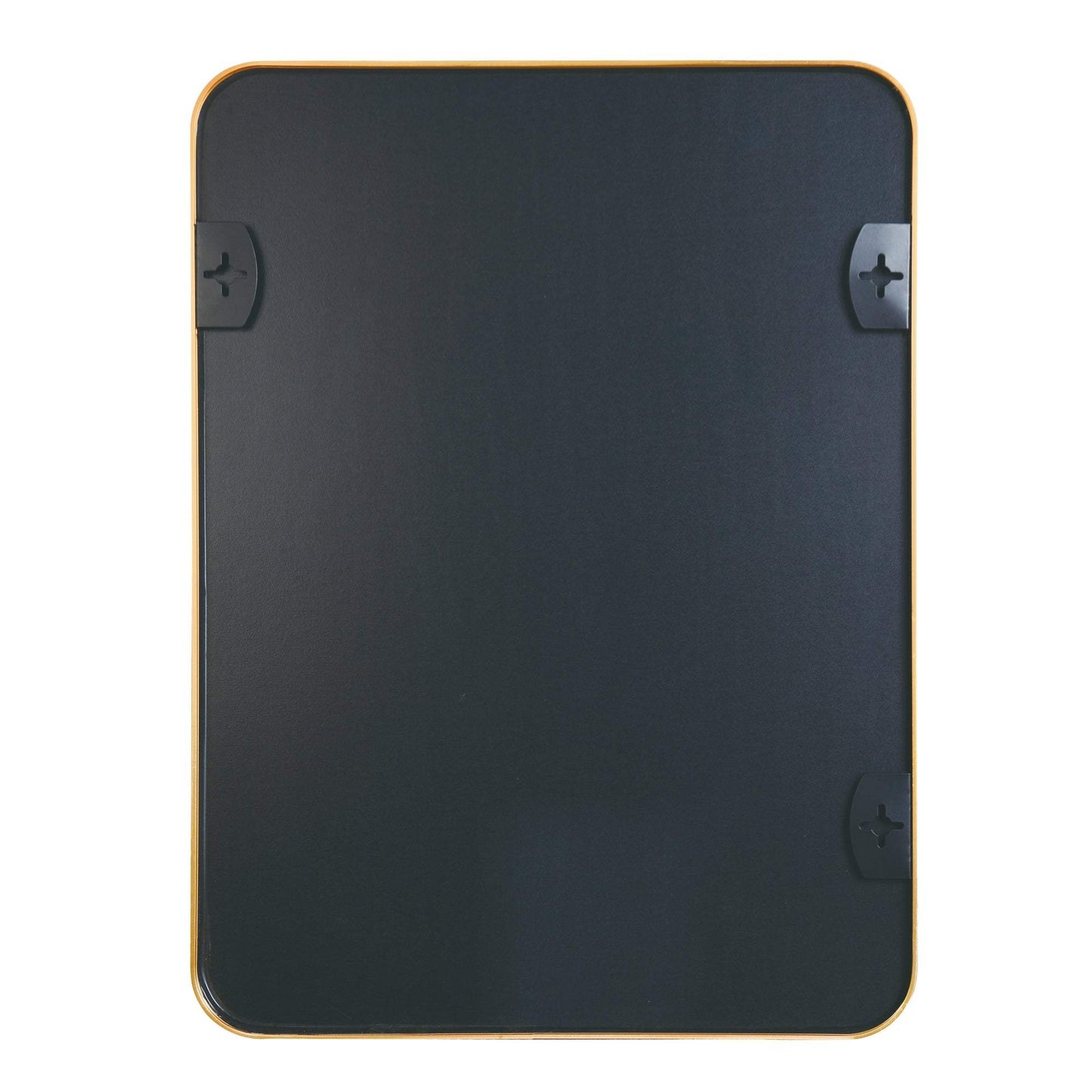 36" Gold Aluminum Framed Accent Mirror - HomeRoots - Flyclothing LLC