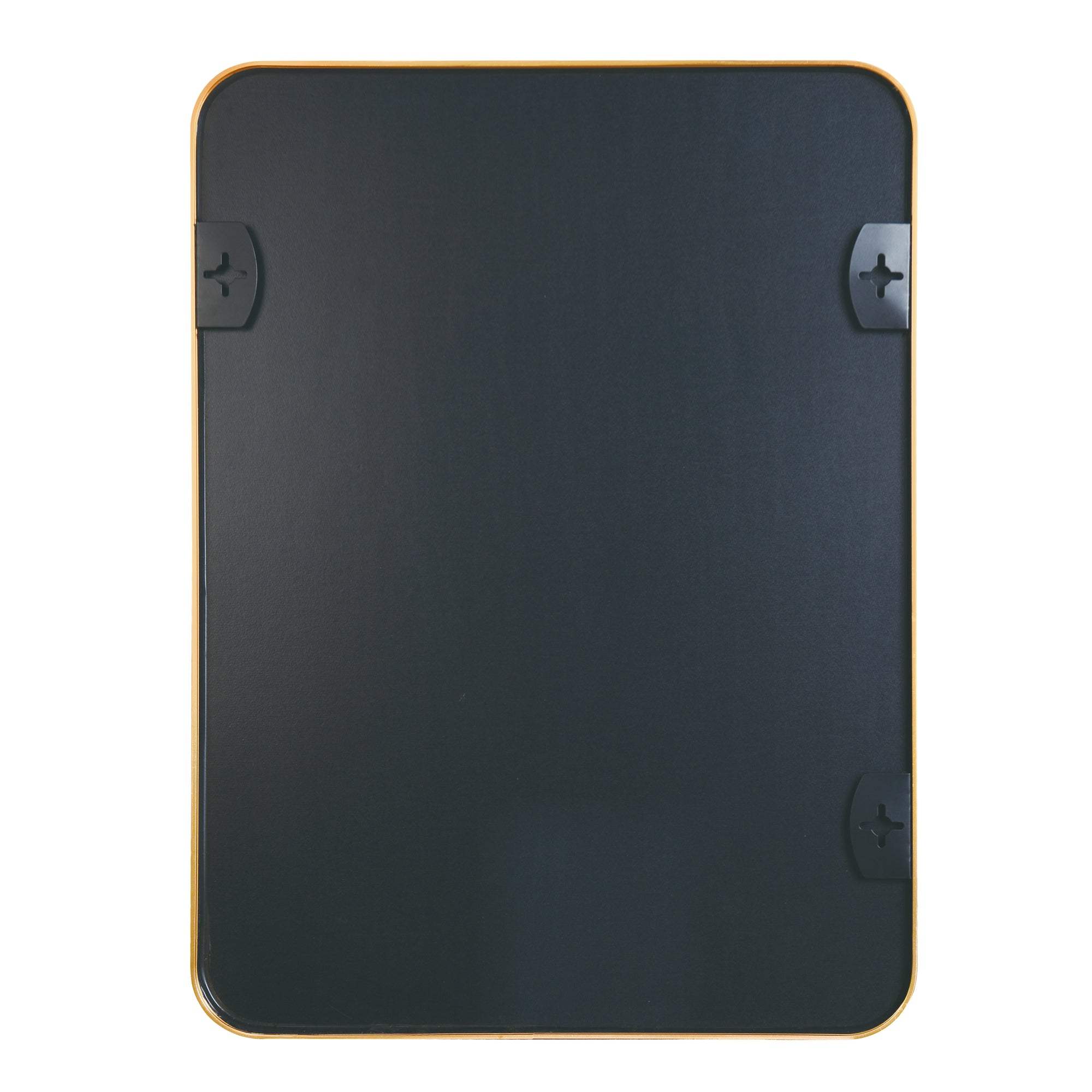 36" Gold Aluminum Framed Accent Mirror - HomeRoots - Flyclothing LLC