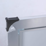 32" Silver Aluminum Lighted Framed Anti Fog Bathroom Vanity Mirror - HomeRoots - Flyclothing LLC