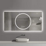 24" Lighted Frameless Anti Fog Bathroom Vanity Mirror - HomeRoots - Flyclothing LLC