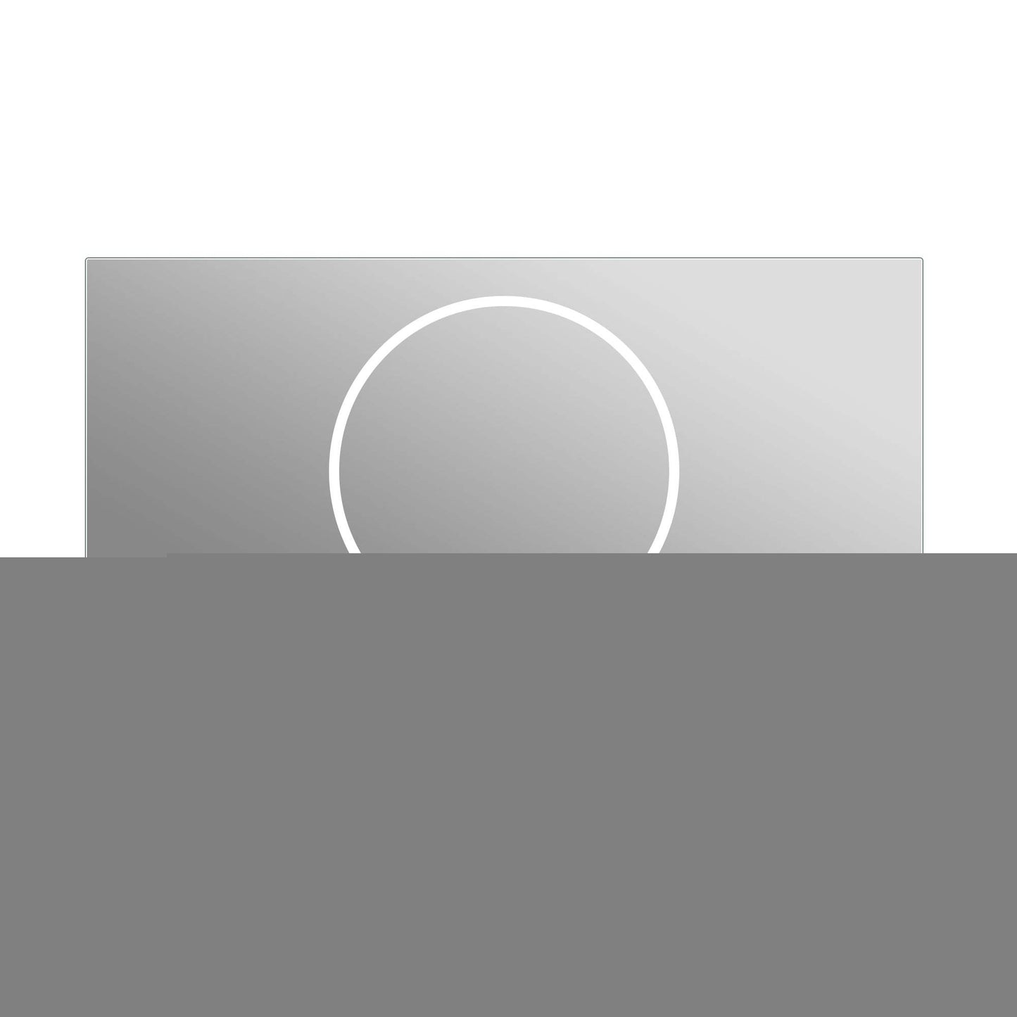 24" Lighted Frameless Anti Fog Bathroom Vanity Mirror - HomeRoots - Flyclothing LLC