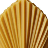 6" Gold Day at the Spa Scented Dimensional Palm Leaf Candle - Homeroots - Flyclothing LLC