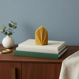 6" Gold High Tide Scented Dimensional Palm Leaf Candle - Homeroots - Flyclothing LLC