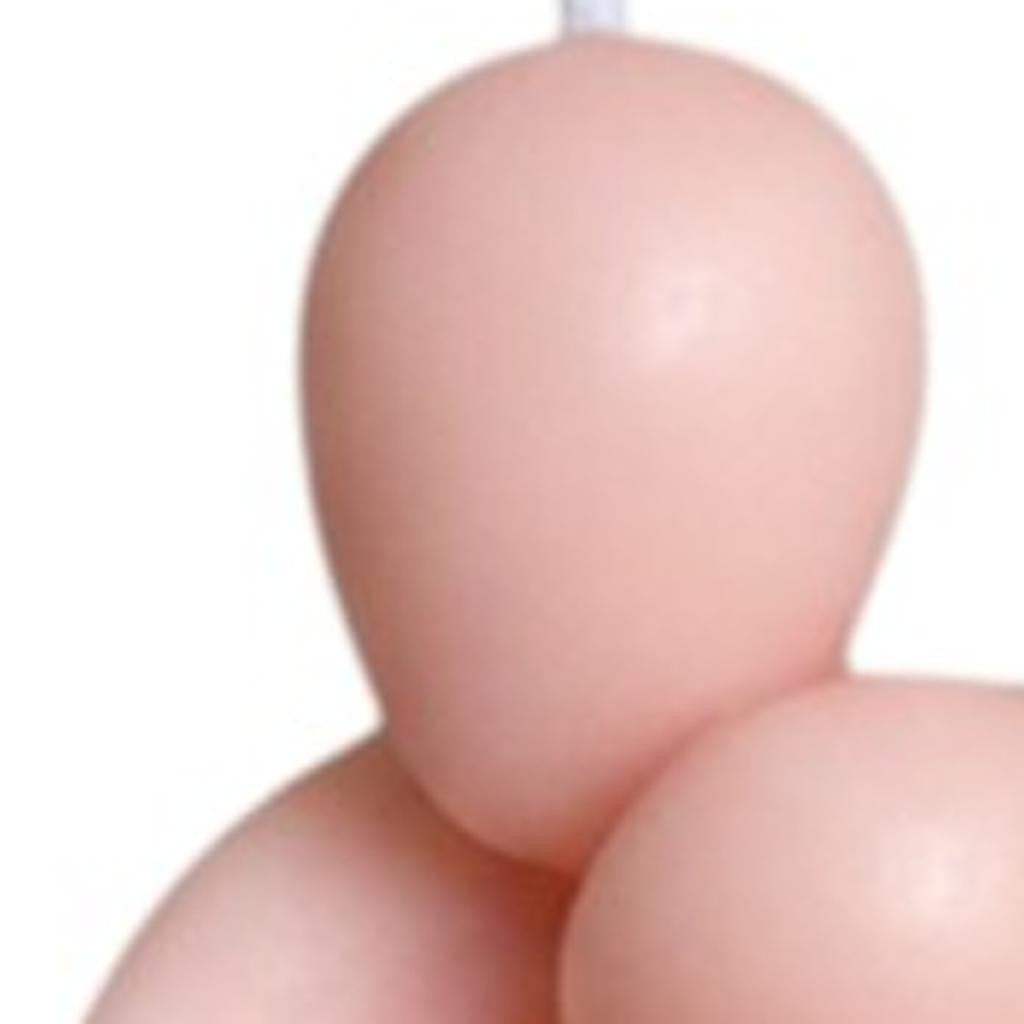 2" Peach Unscented Mother And Child Dimensional Candle - HomeRoots - Flyclothing LLC