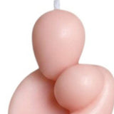 2" Peach Black Ice Scented Mother And Child Dimensional Candle - HomeRoots - Flyclothing LLC