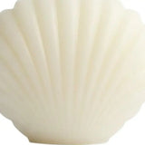3" Ivory Black Ice Scented Dimensional Seashell Candle - Homeroots - Flyclothing LLC