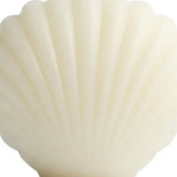 3" Ivory Unscented Dimensional Seashell Candle - Homeroots - Flyclothing LLC