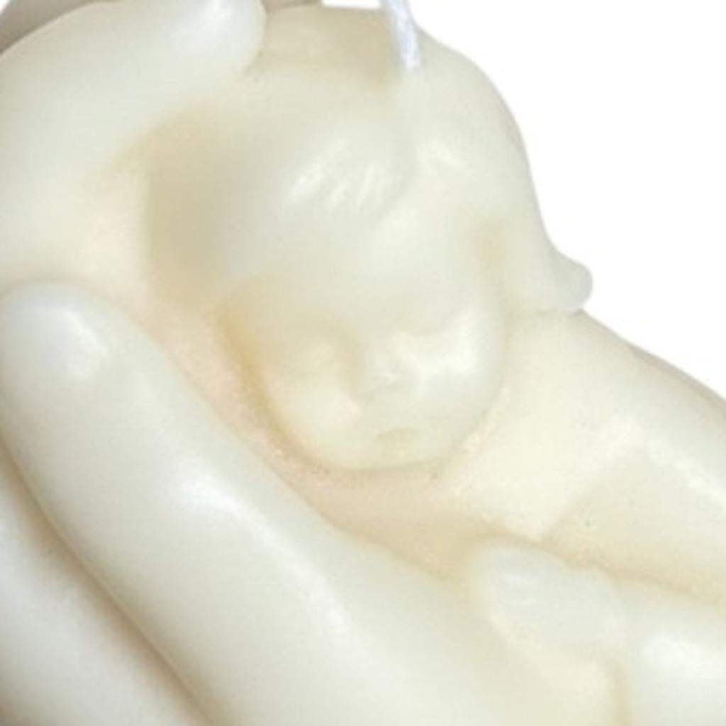 3" Ivory Rose Petals Scented Baby Dimensional Candle - HomeRoots - Flyclothing LLC