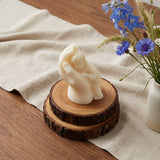 3" Ivory Rose Petals Scented Baby Dimensional Candle - HomeRoots - Flyclothing LLC