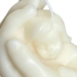 3" Ivory Clean Cotton Scented Baby Dimensional Candle - Homeroots - Flyclothing LLC