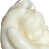 3" Ivory Day at the Spa Scented Baby Dimensional Candle - Homeroots - Flyclothing LLC