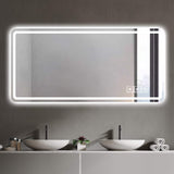 28" Lighted Frameless Anti Fog Bathroom Vanity Mirror - HomeRoots - Flyclothing LLC