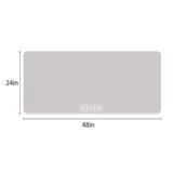 24" Lighted Frameless Anti Fog Bathroom Vanity Mirror - HomeRoots - Flyclothing LLC